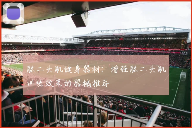 肱二头肌健身器材:增强肱二头肌训练效果的器械推荐